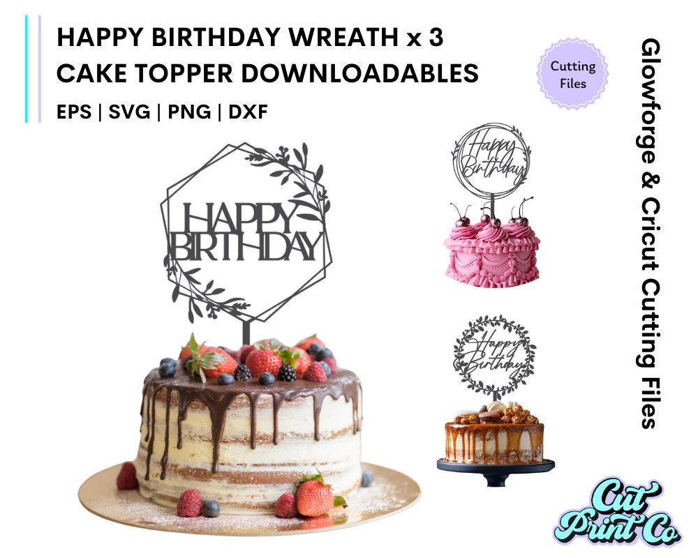 Happy Birthday Vlaggenlijn Banner Cake Decoraties Garland Toppers Teken voor Cake Decoratie en Boeket Met Houten Pole Roze Bloem