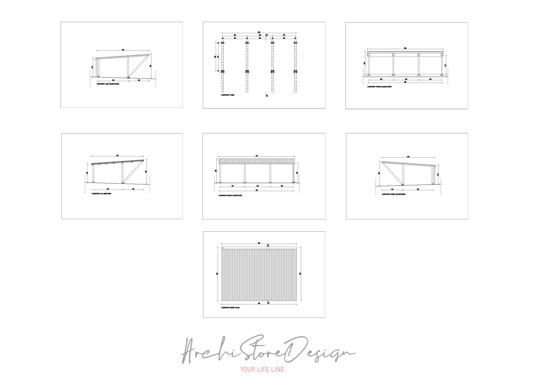 Carport Plan carport Design Shelter for Cars Best Selling Carport Plans