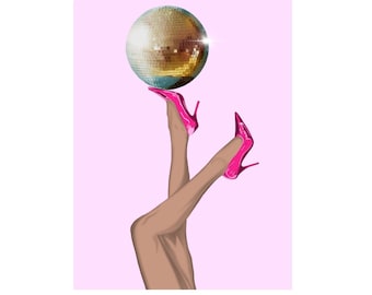 Follow the Call of the Disco Ball Poster