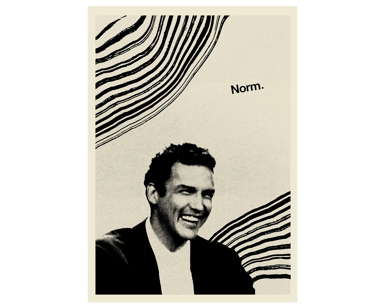 Norm Macdonald Art Print, Poster, Inspirational Funny Quote, Mid