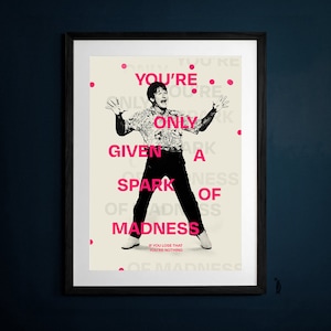 Robin Williams Art Print, Poster, Inspirational Quote, Mid Century Design A3 A2