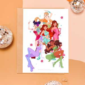 Ilustración artística de WINX CLUB: póster de alta calidad impreso en papel fotográfico para decoración de paredes de dormitorios o regalo de cumpleaños para amantes de las hadas