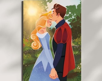 Aurora & Phillip Art Print | High Quality Poster | Disney Wall Decor | Mothers Day GiftSAVE WITH "2X25PRINT" "3x35PRINT"