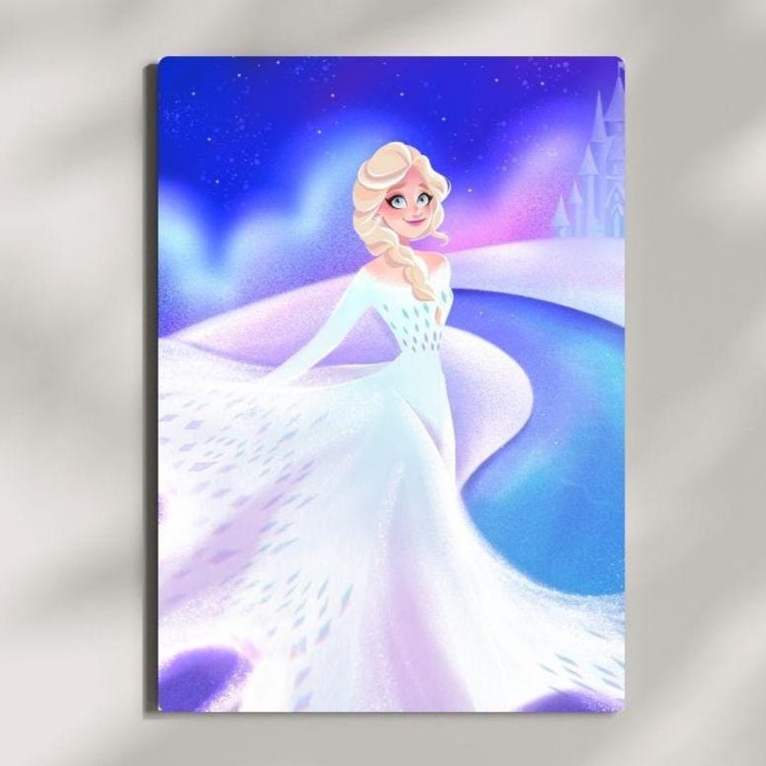 Elsa Rouli Elsa Frozen Art Print | High Quality Poster | Disney Wall Decor ...