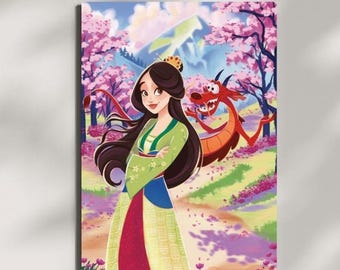 Mulan Art Print | High Quality Poster | Disney Wall Decor | Perfect Christmas Gift