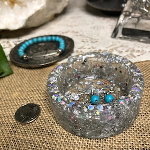 Silver Flake Winter Wonderland Ashtray