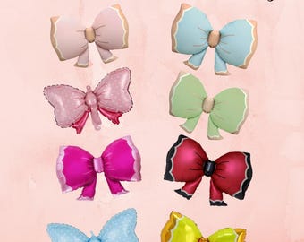 34" Jumbo Bow Balloons, Pastel Matte Bow Foils, Tying The Knot Coquette Bachelorette Bridal Girl Baby Shower First Bow Birthday Decor Gift