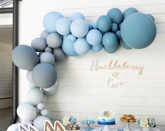 Bluey Balloon Backdrop, Let's Pawty Balloon Garland, Bluey Birthday Party Balloon Arch, Bluey Themed Baby Shower, Puppy Party Decor