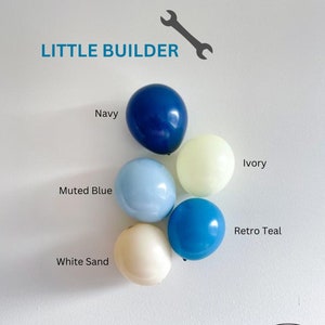 Muted Construction Balloon Garland | Construction Party Decor | Muted Construction Birthday Decor | Boy Birthday Decor | Digging Being Two