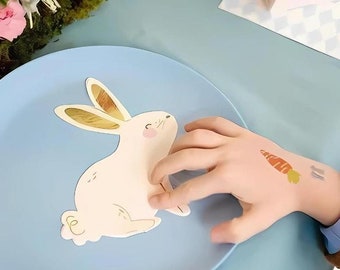 Bunny Napkins 20ct | Easter Tableware | Bunny Paper Napkins | Easter Table Decor | Spring Garden Party | Bunny Baby Shower | Rabbit Napkins