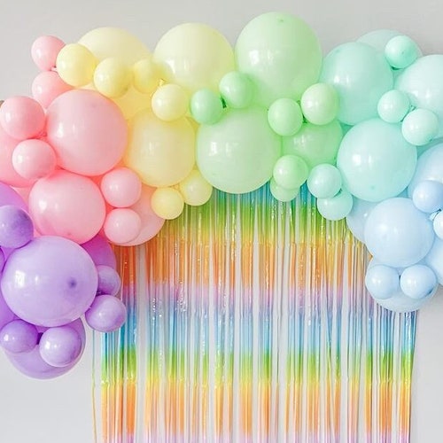 Pastel Balloons Garland Arch Kit 143pcs Macaron Rainbow Etsy