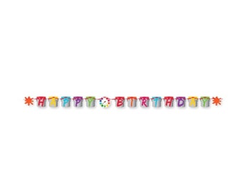 Kids Art Painting Happy Birthday Party Banner | Art Party Banner | Kids Birthday Party | Art Party Bunting | Painting Party Decorations