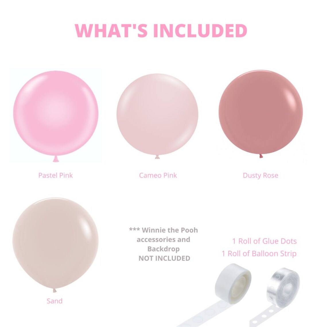 Muted Winnie the Pooh Balloon Garland Baby Shower Decor Etsy