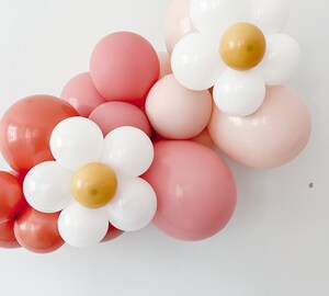 Guirlande D'arche à Ballons Marguerites - 178 Pièces Pastel Bohème, Kit Complet Pour Fête