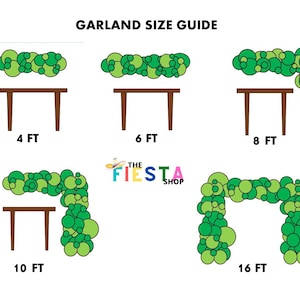 Our Garland Size Guide
