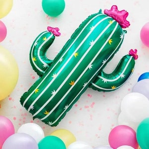 Giant Cactus Balloon | Tropical Party Decor | Fiesta Decor | Fiesta Baby Shower | Fiesta Bridal Shower | Cowboy Party | Cactus Party Decor