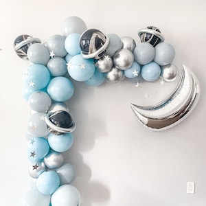 Trip Around the Sun | Space Astronaut DIY Balloon Garland Kit | Balloon Arch | Galaxy Starry Night To The Moon Balloon Arch | Baby Shower
