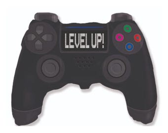 Video Game Controller Balloon 19", Toddler Epic Birthday Party, Teenager Gamer Boy Console Party, Level Up Game On Gamer Gaming Kids Bday