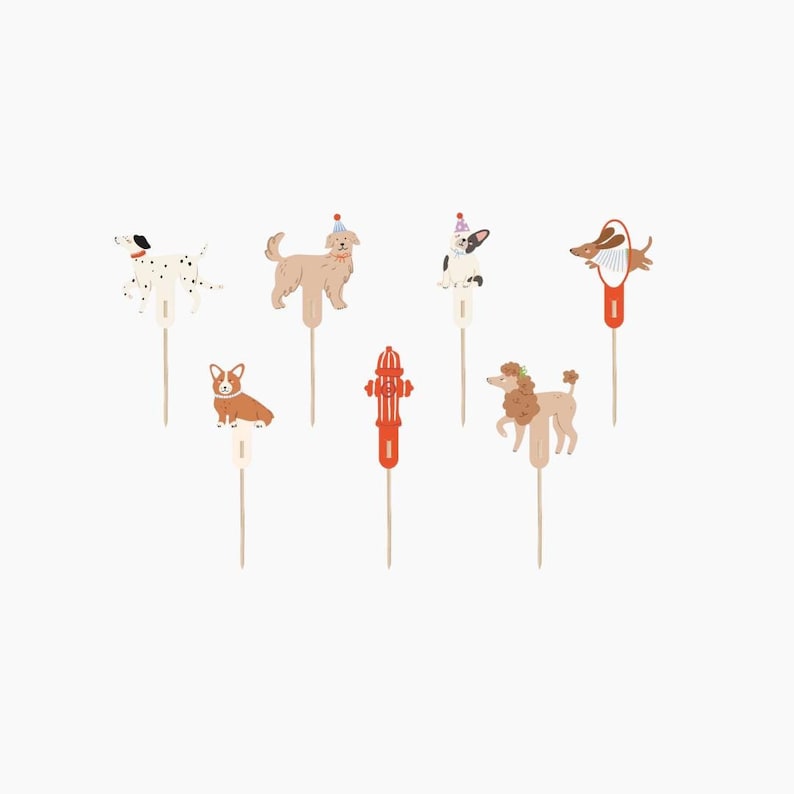 Dogs Cupcake Toppers