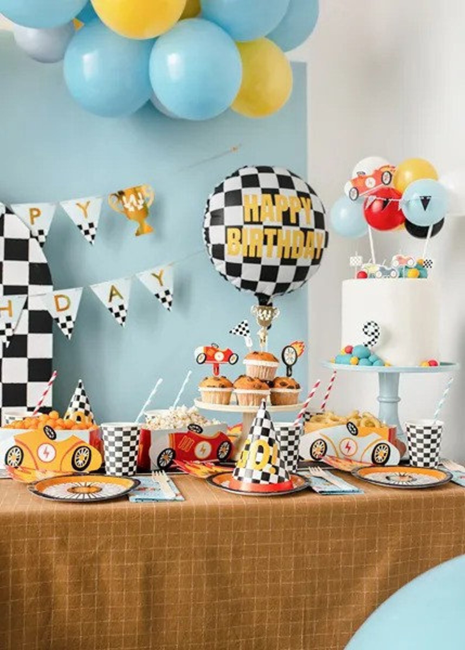 Vintage Race Car Snack Boxes | Race Car Treat Bags | Two Fast Party ...