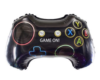 Gaming Controller Balloon 22", Toddler Epic Birthday Party, Teenager Video Gamer Boy Console Party, Level Up Game On Gamer Gaming Kids Bday