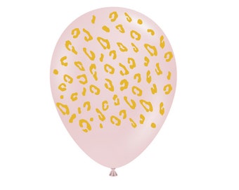 Catty Cameo Balloons | Animal Themed Balloons | Animal Balloons | Leopard Print Balloons | Cheetah Balloon |  Cat Woman Décor | Cat Birthday