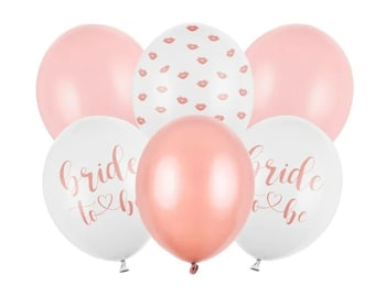Rose Gold Bride To Be Balloon Bouquet | Bridal Shower Decor | Hen Party Team Bride | Bride to Be Garland | Rose Gold Bridal Shower Decor
