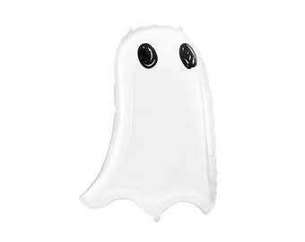 Giant White Ghost Balloon | Halloween Balloons | Kids Halloween Party | Halloween Decor | Halloween Photo Prop | Spooktacular Birthday | Boo