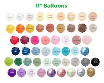 Palloncini in lattice biodegradabili di qualità professionale da 11" / Palloncini colorati Boho / Arco di palloncini Boho / Palloncini personalizzati / Bouquet di palloncini