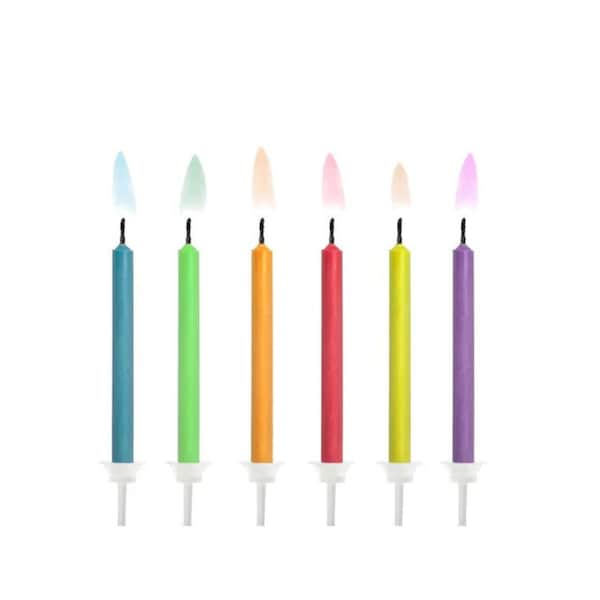 Candles With Colored Flame Etsy