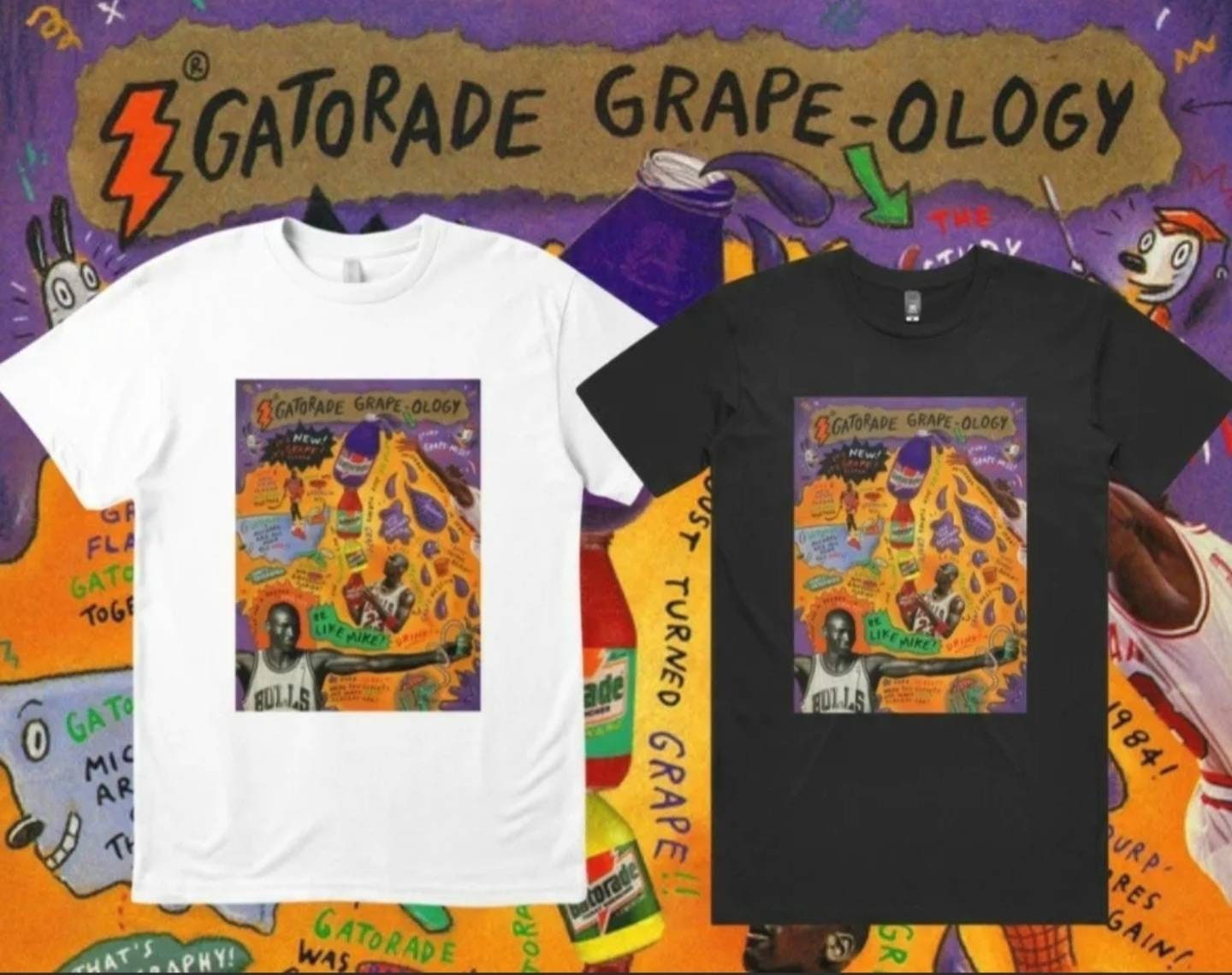 Michael Jordan Gatorade Vintage T Shirt 