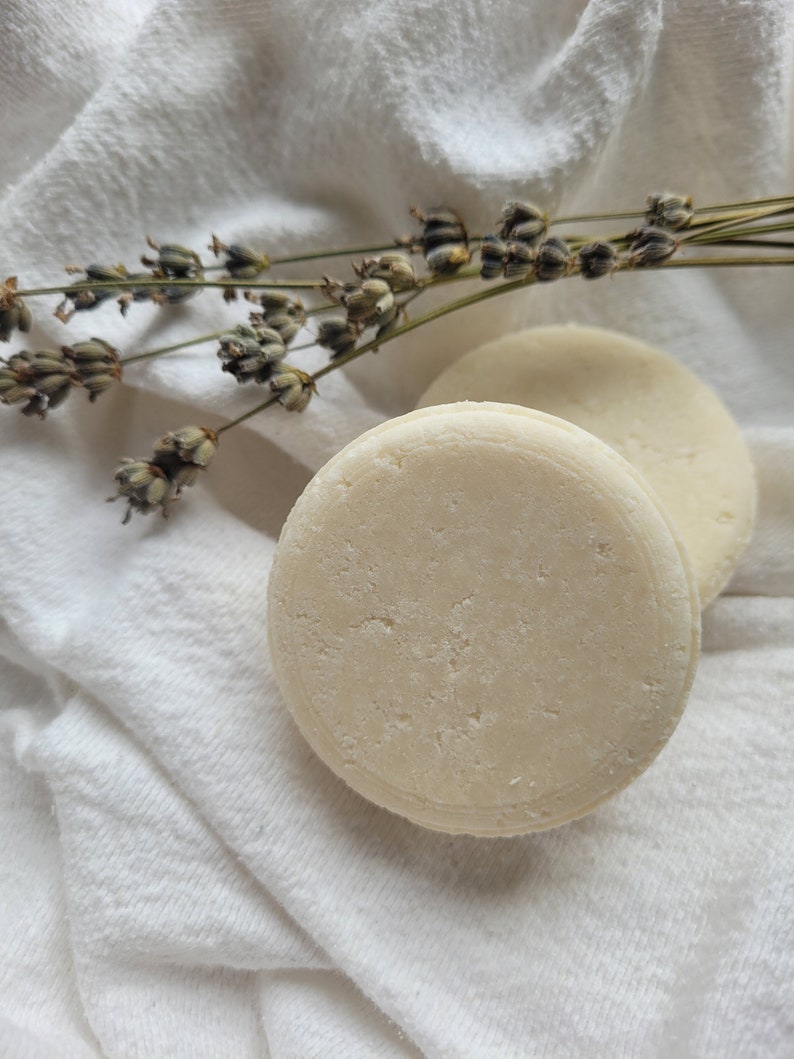 Plastic Free Shampoo Bar Zero Waste Toxin Free Lavender Tea Tree Grapefruit Mint Eco-friendly Natural Zero Waste image 1