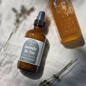 Aloe + Honey Face Wash | All Natural | Essential Oils | Honey | Kaolin Clay | Purifying Daily Cleanser | Acne | Skincare | Plastic Free