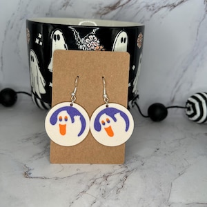 Pillsbury Halloween Sugar Cookie Earrings Ghost