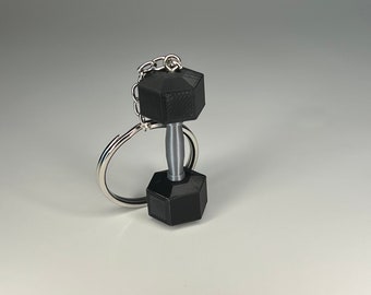 Dumbbell keychain (3d printed)