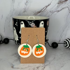 Pillsbury Halloween Sugar Cookie Earrings Pumpkin