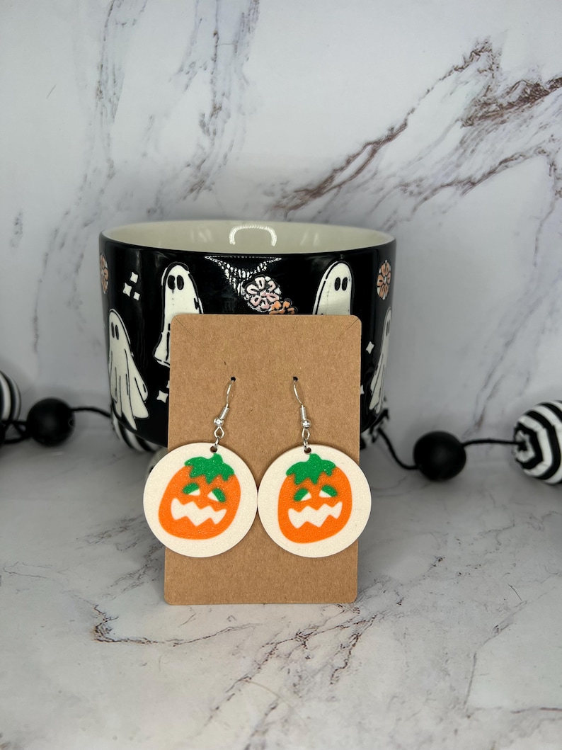 Pillsbury Halloween Sugar Cookie Earrings Pumpkin