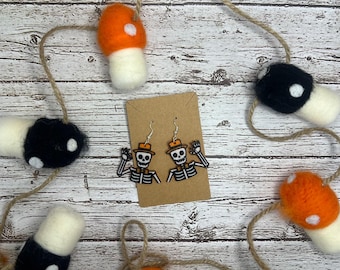 Halloween Skeleton Earrings