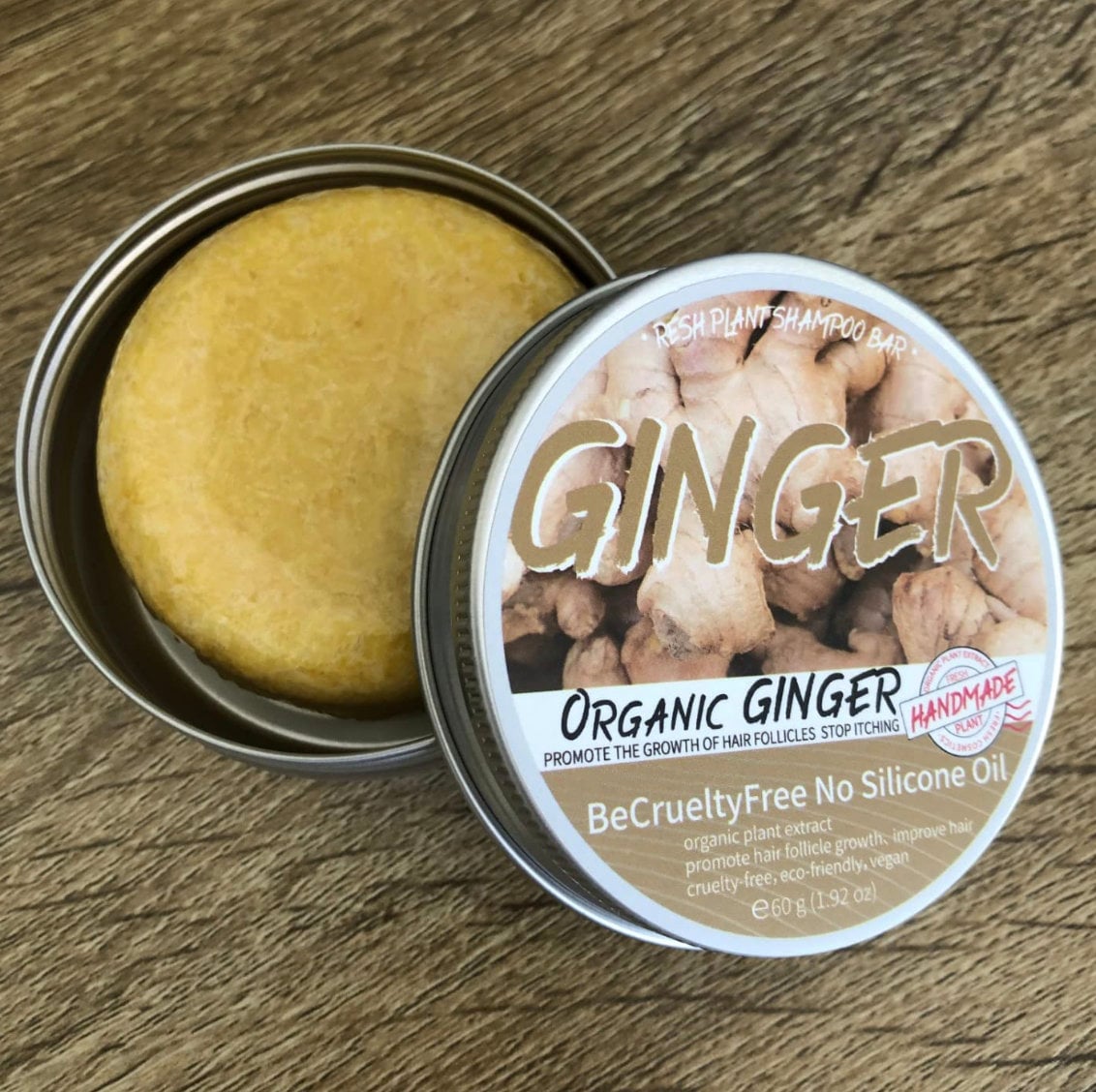 Ginger Hair Regrowth Shampoo Bar Ginger Bar Etsy