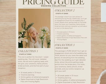 Wedding Photography Pricing Guide