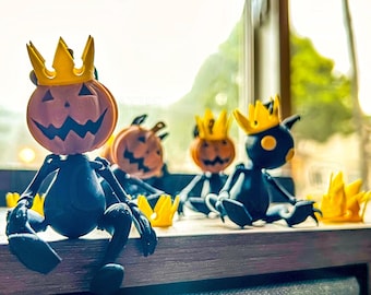 Kingdom Hearts  “Pumpkin King Heartless” | 3D Printed | Keychain | Pin