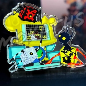 Kingdom Hearts Re:Coded &#39;Blocks&#39; Pin | Keychain