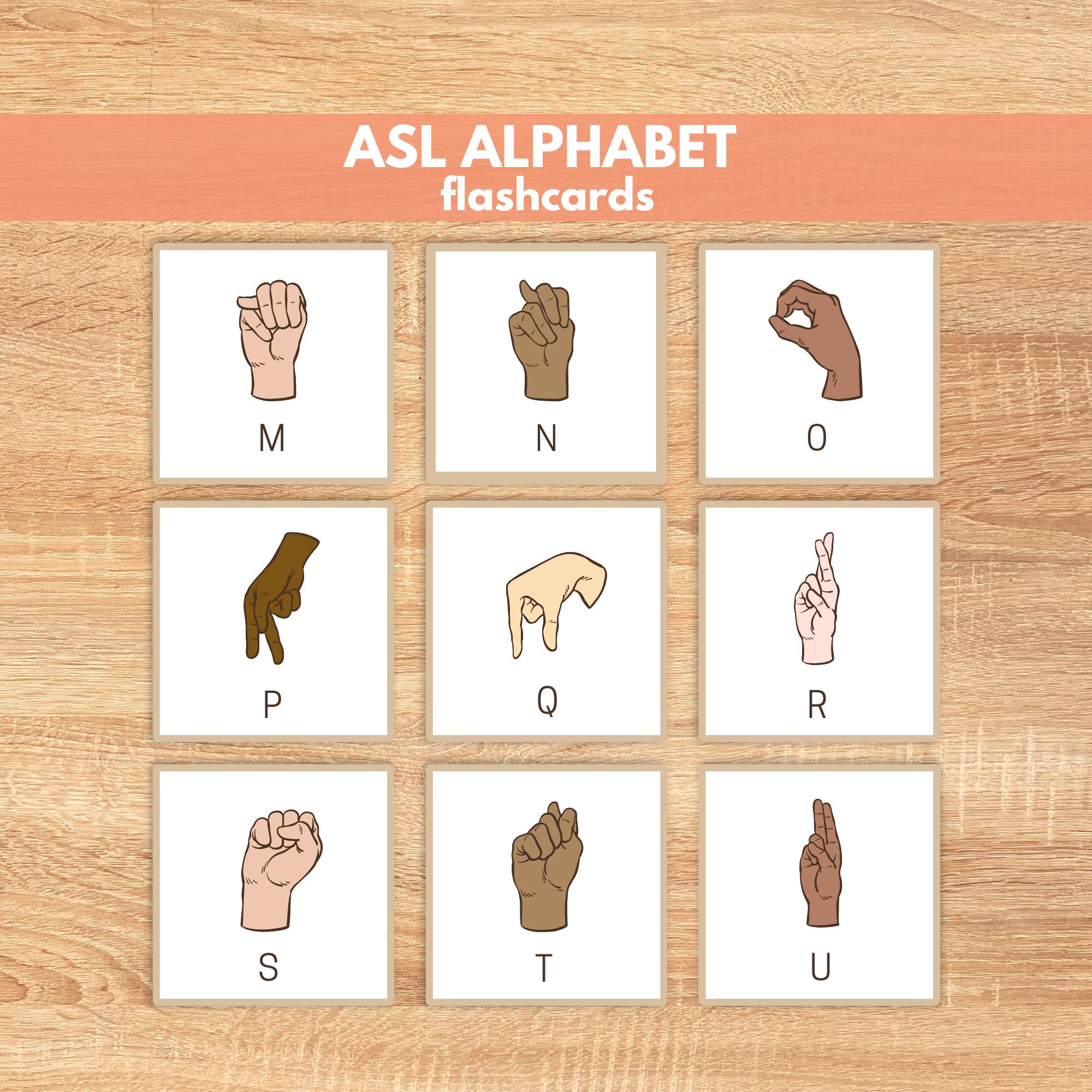 Tarjeta de lenguaje de señas - Etsy México, image size:2000x2000