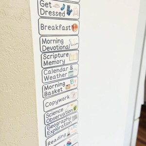 Charlotte Mason Homeschool Schedules Daily Routine Cards, Homeschool Daily Rhythm Cards, Education, Elementary, Preschool, Kindergarten
