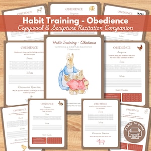 Guía de entrenamiento de hábitos de obediencia de Charlotte Mason: Imprimible para educación en casa