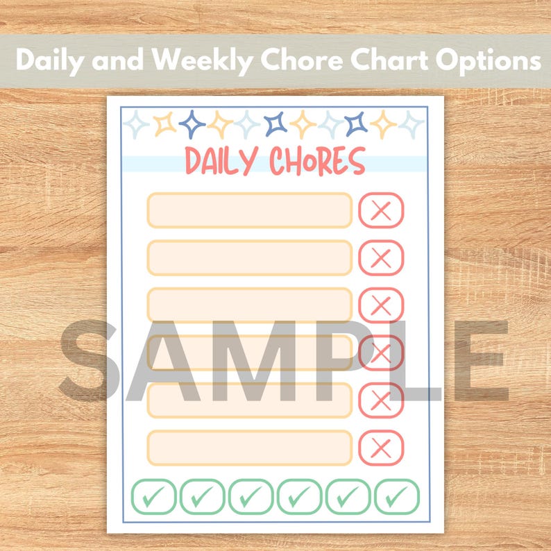 Visual Chore Chart for Kids, 38 Chore Cards With Visual Graphics, Daily ...