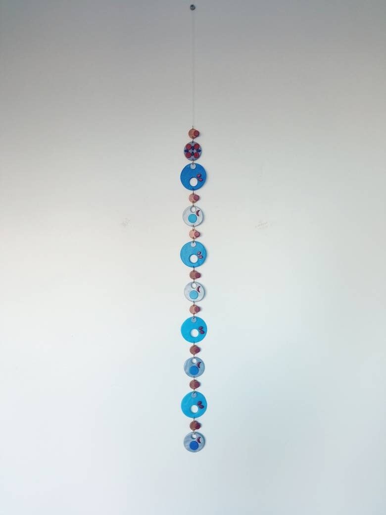 Guirlande Murale Bleues