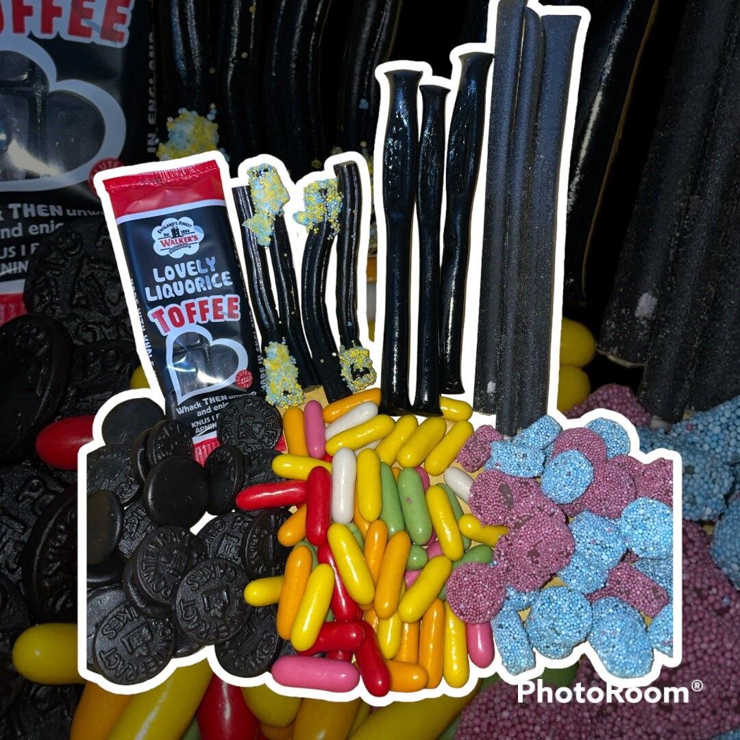Retro Liquorice Novelties Gift Box Jelly Spogs Pontefract Etsy UK