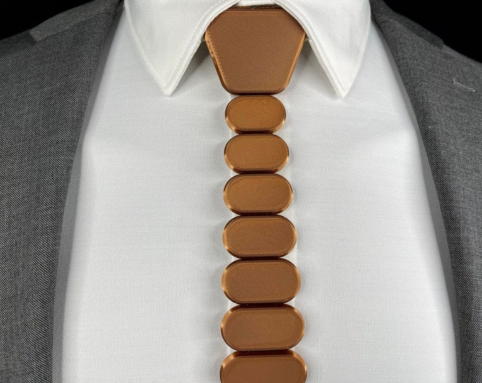 3D Printed Tie | BROWN - Modern Series | Unique Neckties