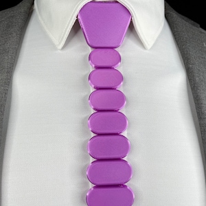 3D Printed Tie | PURPLE - Modern Series | Unique Neckties